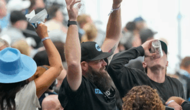 Utah’s beer-loving hockey fans bought a record amount of brews at Delta Center