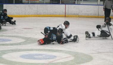 Utah Mammoth sled hockey team takes home first win in PC after forming in 2024