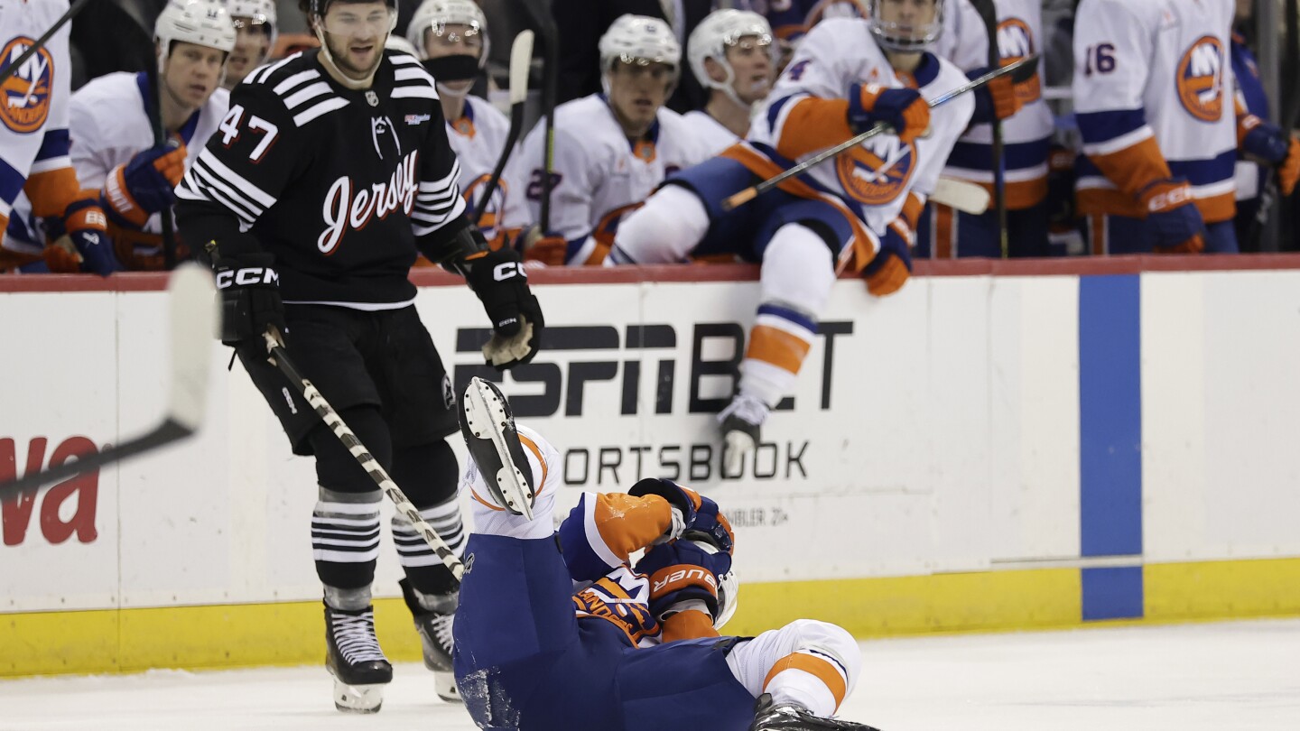 Devils' Paul Cotter suspended for the final 2 regular-season games for illegal check to the head