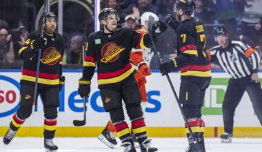 Soucy's 2nd-period goal stands up as the winner in Canucks 3-2 win over Ducks
