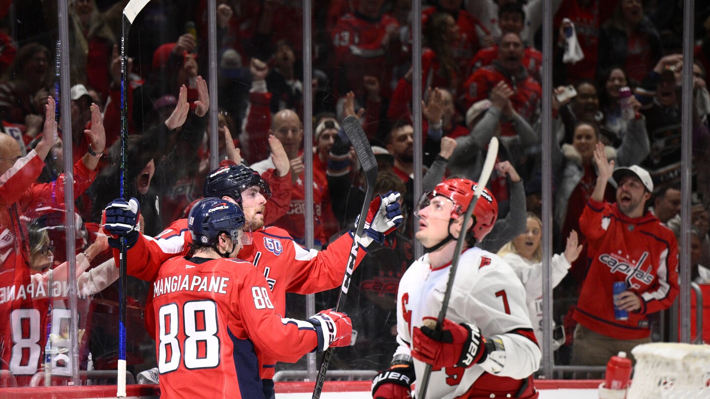 Capitals beat the Hurricanes in a shootout to secure the 1st playoff seed in the Eastern Conference