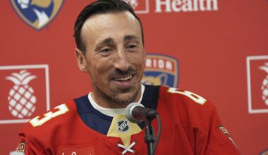 Brad Marchand surprised to stay with Florida Panthers amid cap space crunch