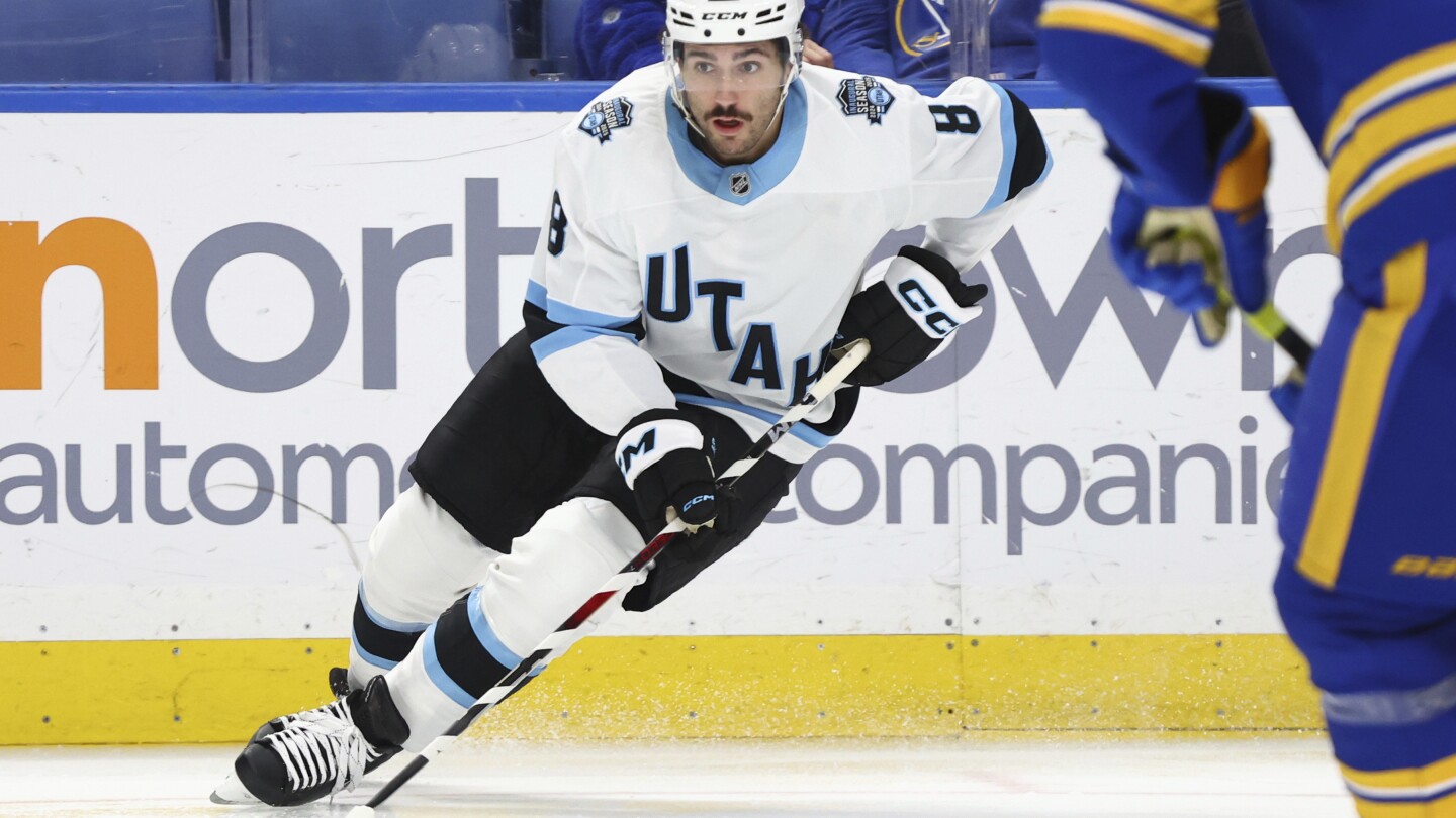 Michael Kesselring scores as Utah beats the Buffalo Sabres 5-2