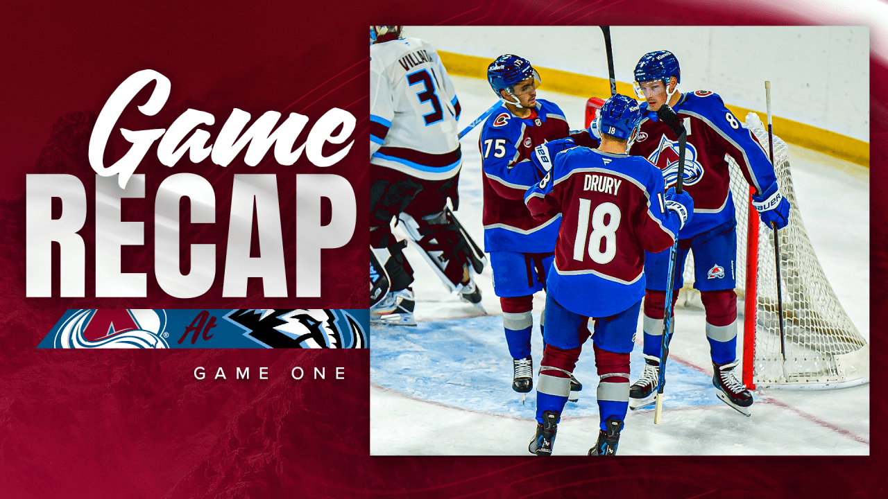 Brindley and Nielsen Each Score Twice, Help Avalanche Defeat Mammoth 5-1 in Preseason Opener
