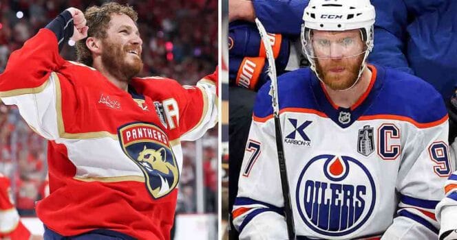 Matthew Tkachuk and Connor McDavid