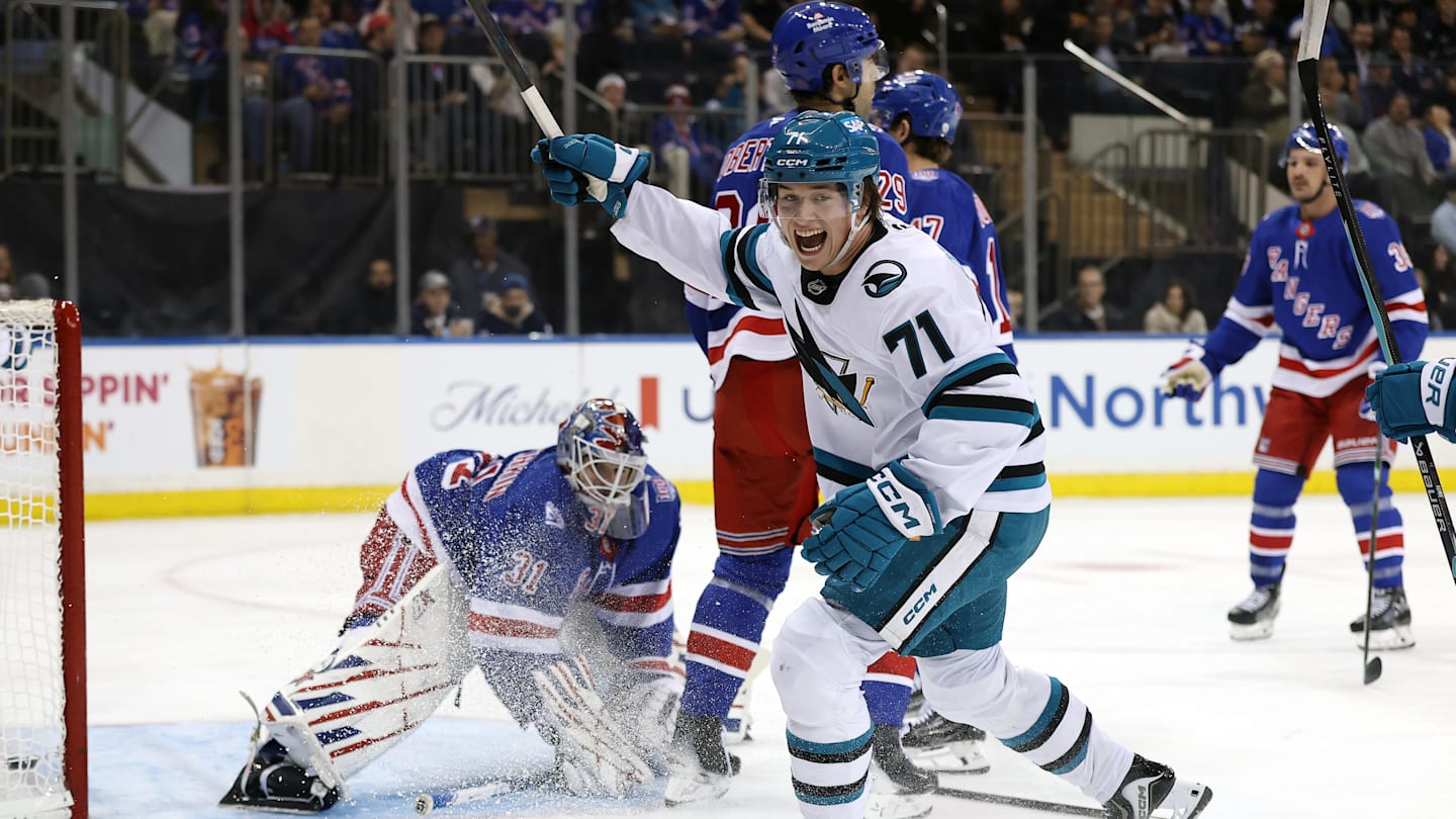 The San Jose Sharks looked like a young, vibrant team in their win over the New York Rangers