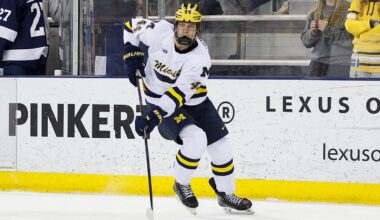Top Pittsburgh Penguins Prospect Finding Offensive Game at Michigan