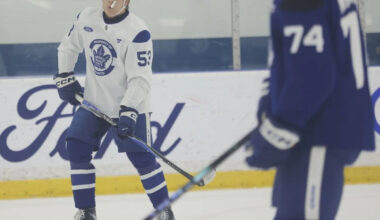 Easton Cowan could be odd man out of Maple Leafs lineup for opener