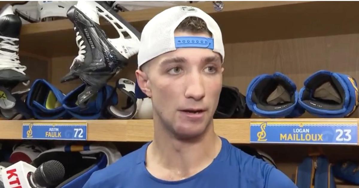 Logan Mailloux déjà retiré de l'alignement partant à St-Louis