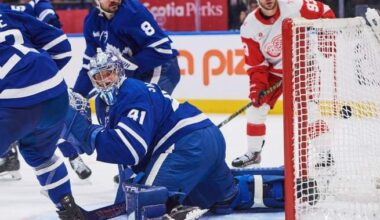 Appleton, Talbot lead Red Wings over Maple Leafs