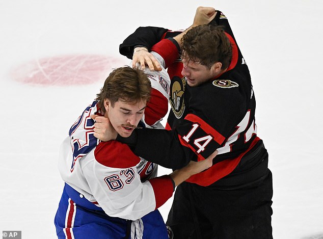 The Montreal Canadiens and Ottawa Senators turned their preseason game into a blood brawl