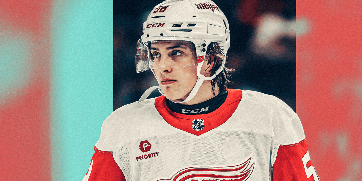 Red Wings rookie Emmitt Finnie’s surge from seventh-round long shot to top-line surprise