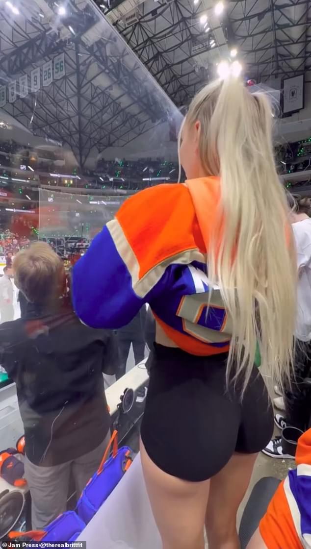 Lefevre says that men often come up to her during games to take pictures or have chats