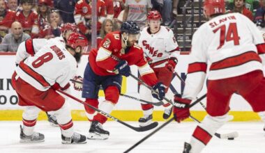 Laying hits and playing hits: The duality of the Florida Panthers' A.J. Greer