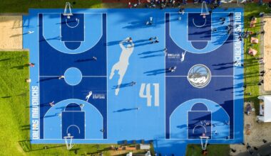 Dallas Mavericks renovate basketball courts in Germany to honor Dirk Nowitzki