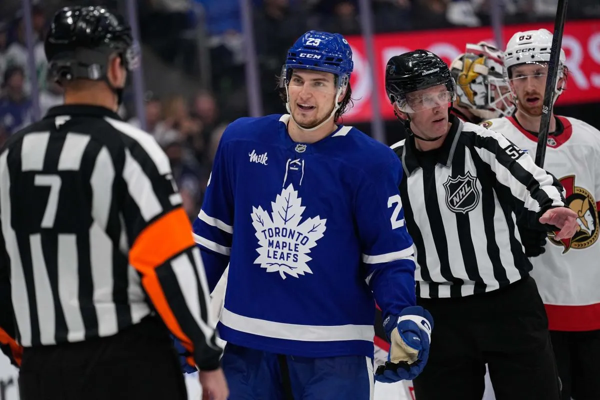 Player Safety Makes Surprising Decision on Illegal Check to the Head By Leafs' Matthew Knies
