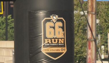 Runners lace up their shoes for 2025 Pittsburgh Penguins 6.6K Run and Family Walk