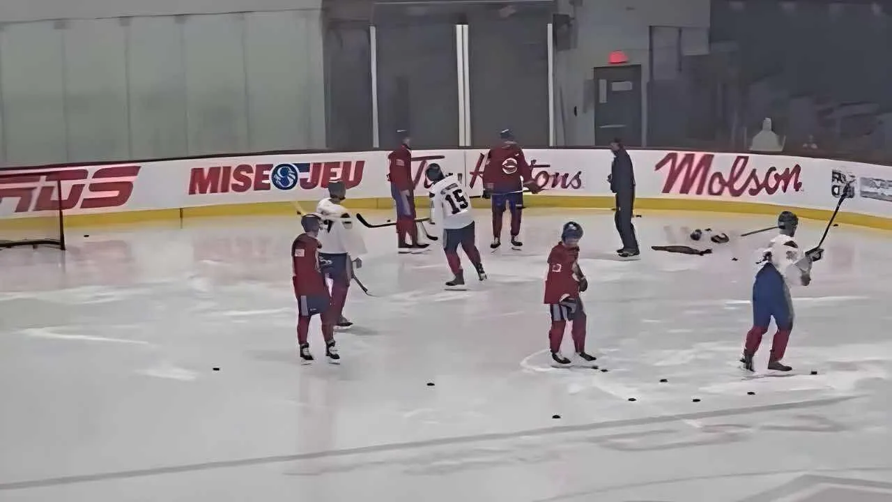 Two Big Surprises on the Ice for the Canadiens in Brossard, Including a Returning Player