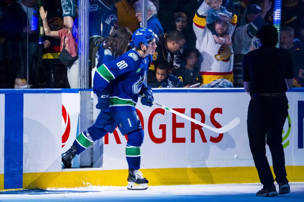 Vancouver Canucks' Future Star Braeden Cootes Just Did What No Rookie Has Done in 35 Years