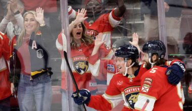 The Florida Panthers win home opener