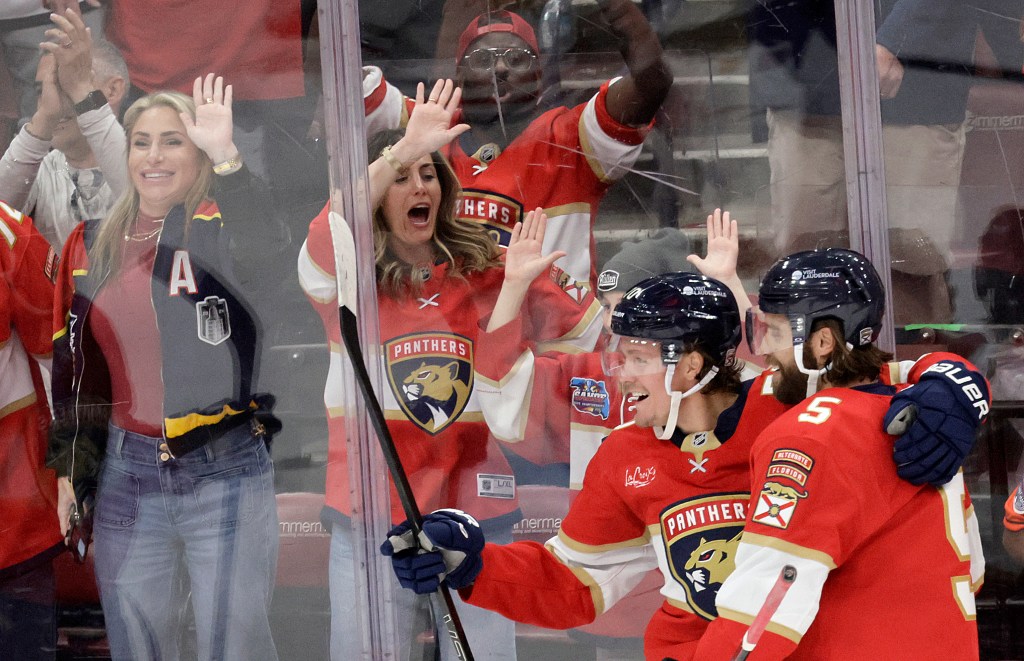 The Florida Panthers win home opener