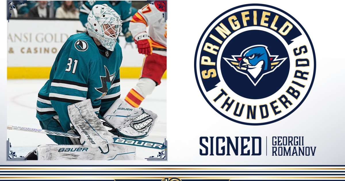 Springfield Thunderbirds | Blues Sign G Georgii Romanov to One-Year,…