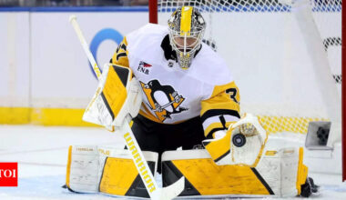 Arturs Silovs joins elite company in Penguins history after spectacular debut performance against New York Rangers | NHL News