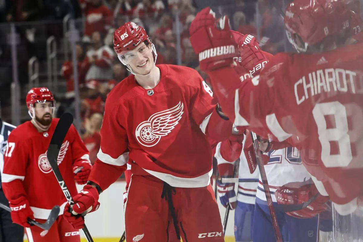 Red Wings discipline two players including top liner ahead of Maple Leafs match