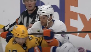 Isles' Drouin Faces Hearing for Crosscheck on Penguins' Dewar