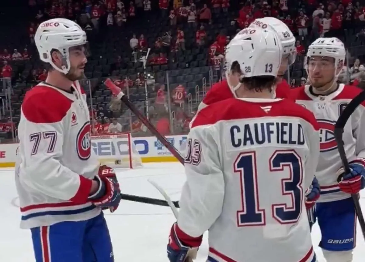 Cole Caufield Made an Unexpected Gesture to Honour His Best Friend After the Canadiens' First Win