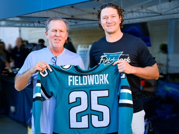 Sharks Debut Fieldwork NA Beer with Tyler Toffoli