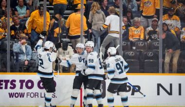 Guenther game-winner in OT gives Utah Mammoth 1st win of season in Nashville