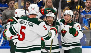 Wild blank Blues in season-opening win