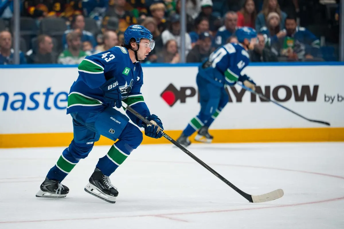 Captain Quinn Hughes Sets Vancouver Canucks Franchise Record in Stunning Fashion Vs the Oilers