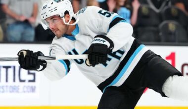 Mammoth defenseman Sean Durzi expected to miss 4 weeks with upper-body injury