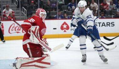 ‘He looks the part’: Maple Leafs rookie Easton Cowan impresses in NHL debut