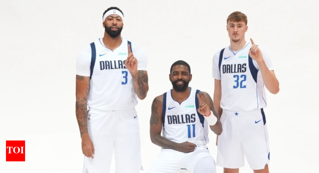 "I’m the only National Champion here"- Anthony Davis hilariously trolls Dallas Mavericks teammates Cooper Flagg and Kyrie Irving over NCAA Title | NBA News
