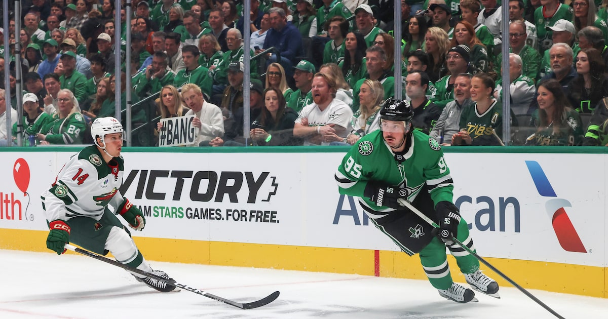 Stars’ forward Matt Duchene leaves game against Minnesota Wild after taking a big hit