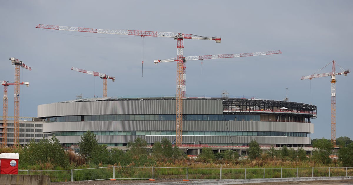 Olympic hockey arena work down to the wire