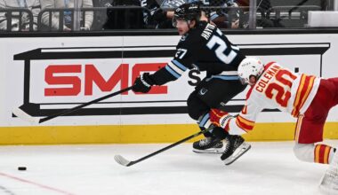 Utah Mammoth beat Calgary Flames 3-1 in home opener – Deseret News