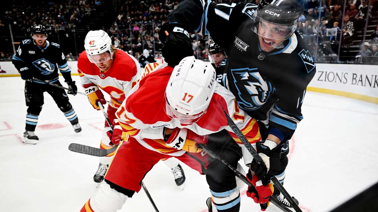 Utah Mammoth win home opener 3-1 over Calgary Flames