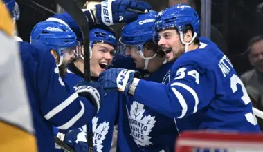 Berube Weighs In on Easton Cowan's First Two NHL G