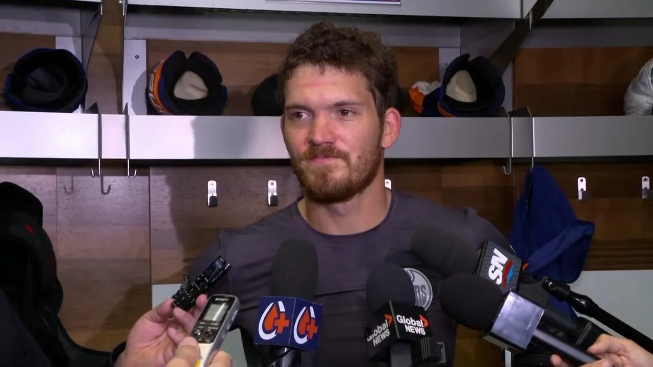 Jack Roslovic avoids picking his usual jersey number with Edmonton Oilers