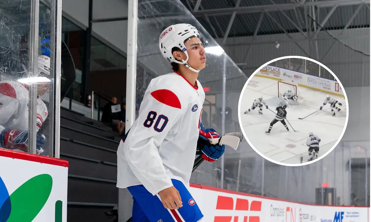 Canadiens Prospect Hayden Paupanekis Scores in First Game Back After Long Absence from Illness