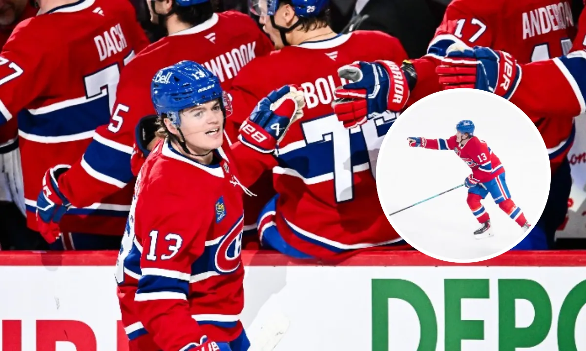 Cole Caufield's Late Heroics Lead to Touching Celebration Fans Might Have Missed