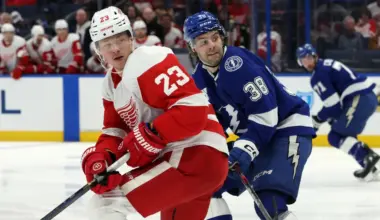 Red Wings set to face off against divisional rival without star power of Lucas Raymond
