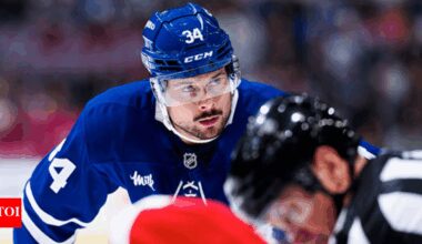 Auston Matthews' goal-scoring milestones: Tracking Toronto Maple Leafs star’s journey | NHL News