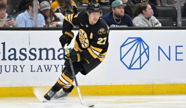 Marco Sturm Gives Injury Update On Bruins' Hampus Lindholm