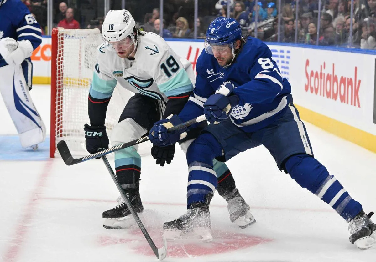 Maple Leafs Official Lines vs Seattle Kraken With One Notable Change