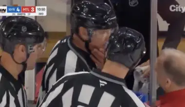 Linesman Injured in Nasty Canadiens/Rangers Clash: Forced to Leave Game